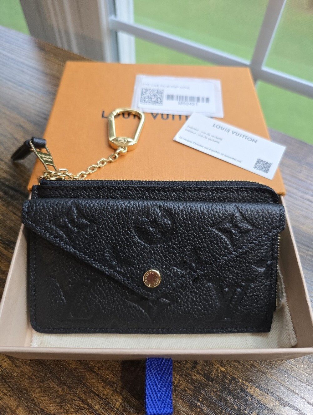 Louis VuittonEmpreinte Recto Verso Card Holder Black